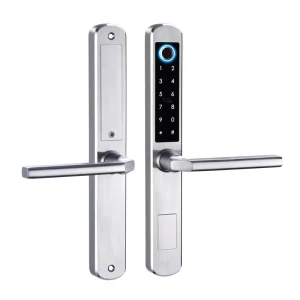 MYQ Tuya WiFi Smart Fingerprint Door Lock IP65 Waterproof 304 Stainless Steel Digital Keypad NFC Card Biometric Lock