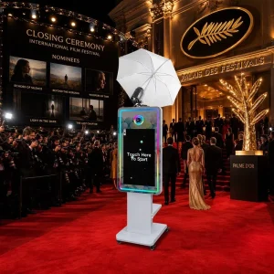 Magic Mirror Photo Booth 21.5 32 Inch LCD Touch Screen DSLR Camera Wedding Party Selfie Ring Light