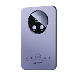 Magnetic Card AI Voice Recorder Dictaphone Speech to Text Transcription Summary Mind Map Alternative