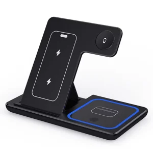 Magnetic Wireless Charger 3 in 1 Wireless Charger Charging Station for Phone 15W Fast Wireless Charging Station