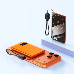 Magnetic Wireless Fast Charger Lithiumion Battery 5000mAh PowerBank Ultra 10000mah Power Bank for Phone Watch Earphone