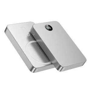 Magnetic Wireless Power Bank 10000mAh 20W Fast Charging LED Display Slim Aluminum Alloy Portable OEM ODM Supplier