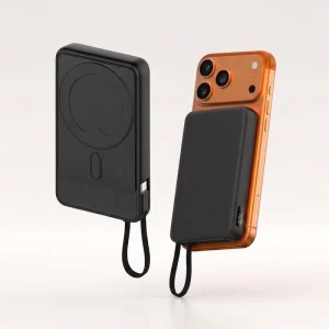 Magnetic Wireless Power Bank 15W Fast Charging for iPhone 18 17 16 15 14 13 12 External Battery Pack with Type-C Cable for Phone