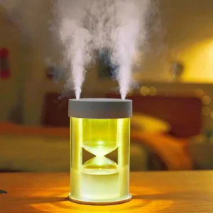 Maker Air Lights Bedroom Led Electric Home Mist Sonic Mini Hourglass Room Spray H20 Light Humidifier Rechargeable Humidifier