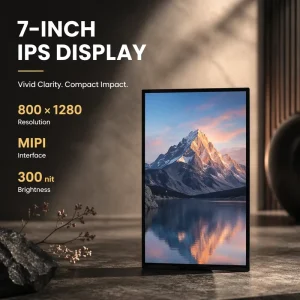Manufacturer 7.0 Inch High Resolution IPS Free Viewing Angle Lcd Display for Smart Home LCD Customization
