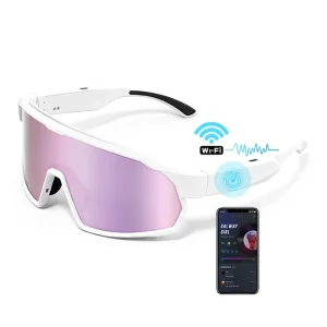 Manufacturer Custom AI Intelligence Sports Sunglasses Calling Music Cycling Glasses 4-hour Life Battery Smart Goggles