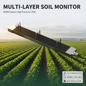 Manufacturer High Precision Multi layer Stainless Steel Soil Moisture NPK Sensor Probe for Smart Agriculture Irrigation