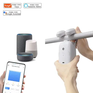 Manufacturer Smart Home Products Electric Voice Control Curtain Opener Roman Rod Smart Curtain Driver Robot