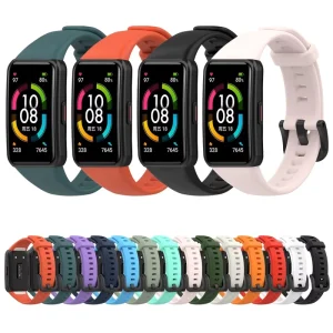 Many Colors New Silicone Watch Straps for Band 6 Smart Watchband Replacement Bracelet for Band 7 Adjustable