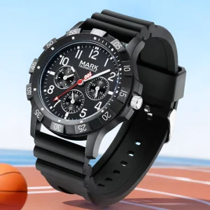 Mark Fairwhale Men’s Quartz Chronograph Watch with Luminous Hands and 30M Water Resistant Ideal for Business and School FW 5077