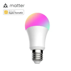 Matter Over Wi‑Fi Smart RGB/RGBCW/RGBCCT E27 Electric Bulb, 2700–6500K, for Use Together