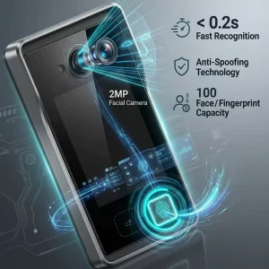 Matter Smart Home Apple HomeKit Smart Face Doorbell Tuya Control Panel IPS Video Intercom Siri Voice Unlock for Villa