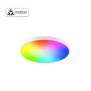 Matter Smart TV Ceiling Light HomeKit Google Alexa RGBCW Dimming LED 24W 32W Direct Voice Controlled App Remote Control