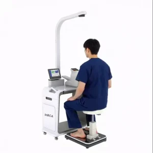 Medical Diagnostic Equipment Smart Health Checkup Kiosk INBCA IN E5 200kg Steel Weighing Scale 10.1″ 0.1kg Accuracy 1 Year OEM