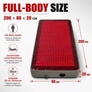Medical Grade Full Body Red Light Therapy Desktop Infrared Heat Inflatable Chronic Pain Relief Home Use Professional Device