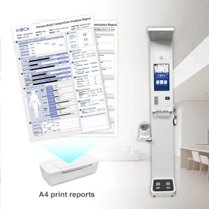 Medical Screening Smart Health Checkup All-in-One Body Check Kiosk OEM/ODM Customizable 21-inch LED Touch Screen ABS 5-Year