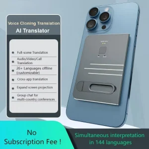 Meeting Recording and Video Call Translation Pen, Aluminum Alloy, 144 Languages