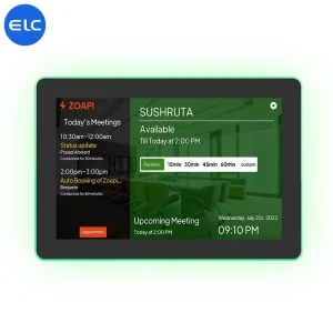 Meeting Room Smart Office Wall Mount 10.1 Inch Automation System Control Touch Screen POE RFID WiFi Android Panel Tablet