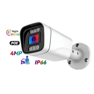 Metal Waterproof Outdoor 2MP/5MP IP CMOS Security Camera Night Vision AI Motion Detection Surveillance NVR Cloud Plug Play