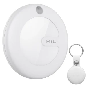 MiLi MiTag Duo for Leather Case Global Smart GPS Tracker Locator for Android&Apple Phone Pets Wallet Key AirTag IPX65 Waterproof