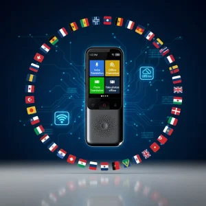Mini AI-Smart Translator Supports WiFi for GPT Assistant 138+ Languages Offline Translation for Travel Conference Use