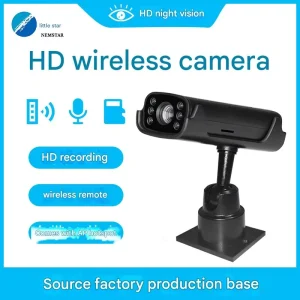 Mini Battery Powered Camera, AP Wire-Free Home Security Camera 180-Day Standby HD Night Vision Remote Control