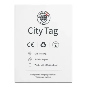Mini City Tag GPS Pet Tracker IP68 Waterproof Unlimited Range Android IOS Smart Finder High Quality