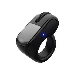 Mini Finger Ring Air Mouse 5.3 Wireless Rechargeable Touchpad Scroll Remote Control for Laptop PC Smartphones