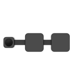 Mini Foldable Wireless Charger 3 in 1 Magnetic Charging Station Custom Logo for Phone Watch Earbuds