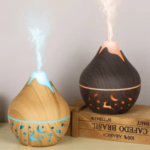 Mini Hollow Air Humidifier Aroma Diffuser Portable Ultrasonic air Humidifier Smart Mist Humidifier Purifier Usb