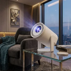 Mini Portable TURN1 Mini Pocket Projector HD Native 720P 200ANSI BT5.0 HD Wireless Home Theater Outdoor Lamp Projector