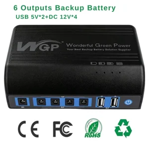 Mini Power Bank 31200mah Portable Lithium Battery External Power Bank USB 5V 12V DC Power Bank for Phone