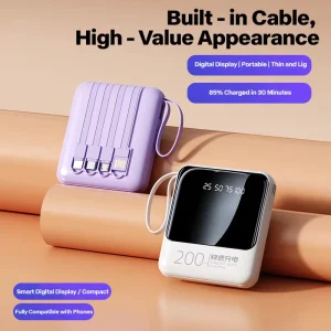 Mini Size External Power Bank 10000mAh/20000mAh Universal Mobile Power Bank Smart Phone Charging Supply