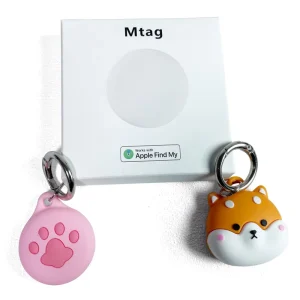 Mini Smart GPS Tracker Real Time Pet Locator Key Finder Find My Integration IP55 Built in