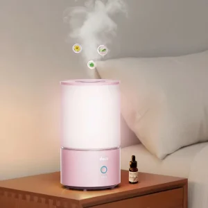 Mini Ultrasonic Humidifier For Home & Hotel Use 3-5L Capacity <36dB Quiet Operation Timing Function