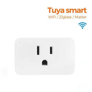 Mini Wi-Fi Smart Plug with Socket 15A 120V US Type Remote & Voice Control Timer ETL FCC for