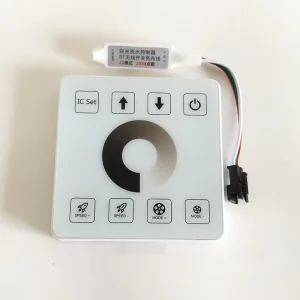 Mini Wireless LED Strip Remote Control Touch Panel Running Water Flowing Horse RF Connection 15M Range 25W Max Load