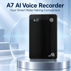 Minimalist Style Portable AI Smart Voice Recorder for Lawyer Teacher Reporter