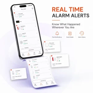 Mobile App Smart Alarm System Remote Control Security Installer Guide for Wireless Alarm System Video Verification