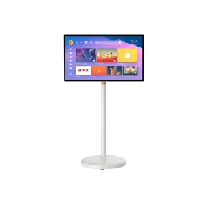 Mobile Companion Smart Display 21.5 inch 10 touch Screen Rotatable Wheels Portable Screen With Built in Battery Android System