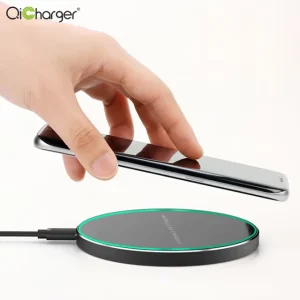 Mobile Phone Universal Wireless Charger 15W Fast Smart for Certified Aluminum Alloy CE FCC ROHS