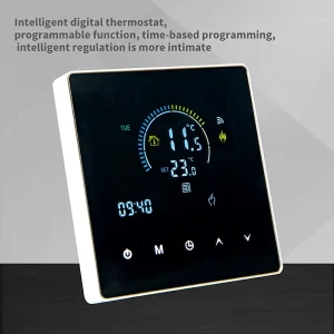 Mobile Remote Tuya Smart Heating Switch, Programmable Dual Temp Control, Boiler Linked Floor Heating Thermostat