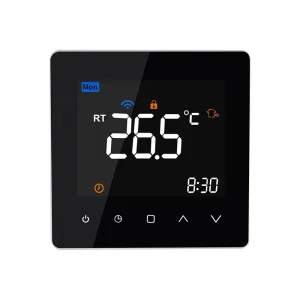 Modbus Modern Smart Thermostat for Heating Rooms-16A LCD Touch Screen with Programmable Function 230V PC+ABS Material