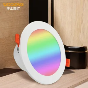 Modern 4/6inch Square 10W/12W RGB WIFI Smart LED Light Indoor Application Remote Control Switch 4000K COB CE IP44