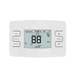 Modern Design Digital Thermostat for Smart Heat Pump Programmable Setting for 230v Apartment Application