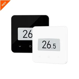Modern Design Smart Room Thermostat Sensor Based Heating Control with Manual Auto Switch for Apartment Use