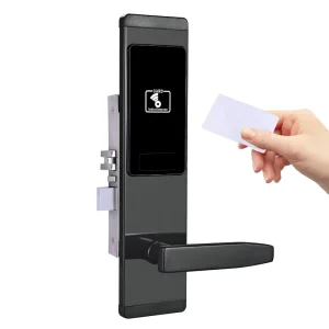 Modern Durable Stainless Steel RFID Smart Lock for Wood Door Hotel for Software Cloud Storage T57 Access Control Card System