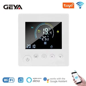 Modern Electric Smart WiFi Thermostat 3A High Temperature Protection 3 Year Warranty for Hotel Living Room Apartment Use