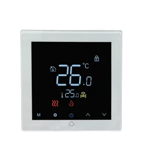 Modern Fan Coil Unit 3 Fan Speeds 1 Cooling Valve Underfloor Heating Smart Wi-Fi Thermostat Super Thin Easy Hospital