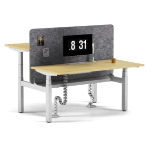 Modern Height Adjustable Smart Electric Sit Stand Desk with Automatic Up/Down Lifting Mechanism